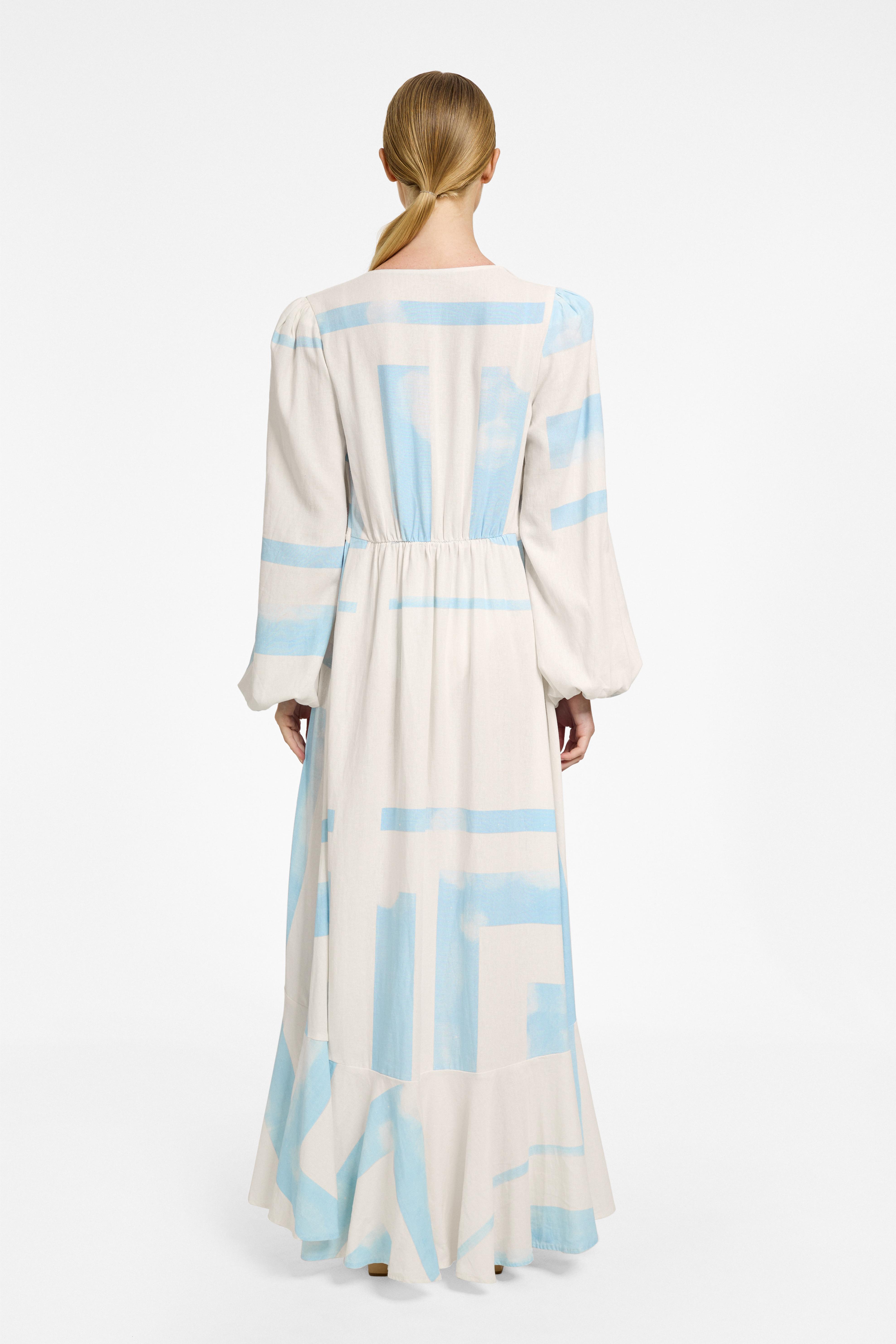 Greer Maxi Duster - Deco Print Linen