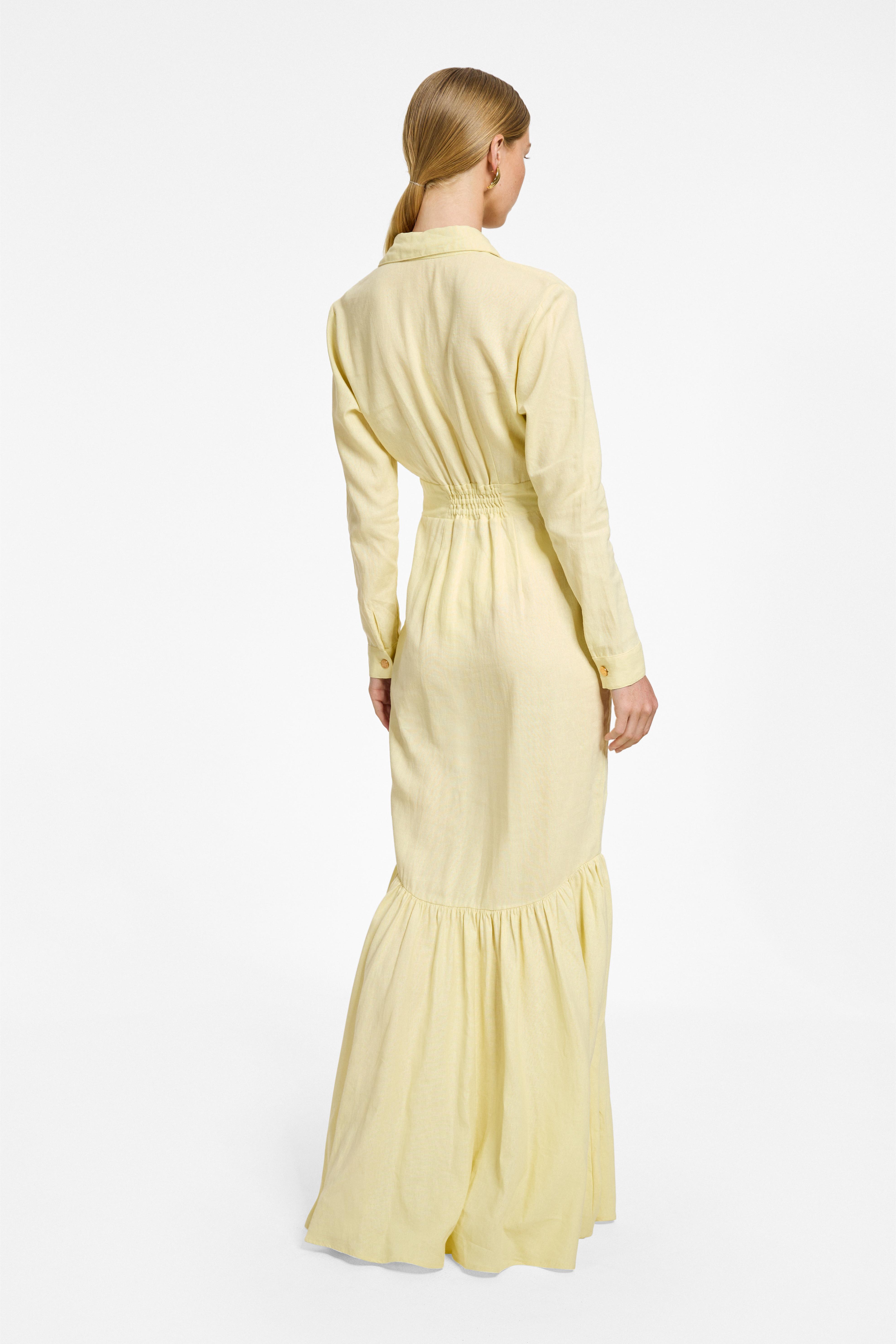 Mere Maxi Dress - Limon Linen