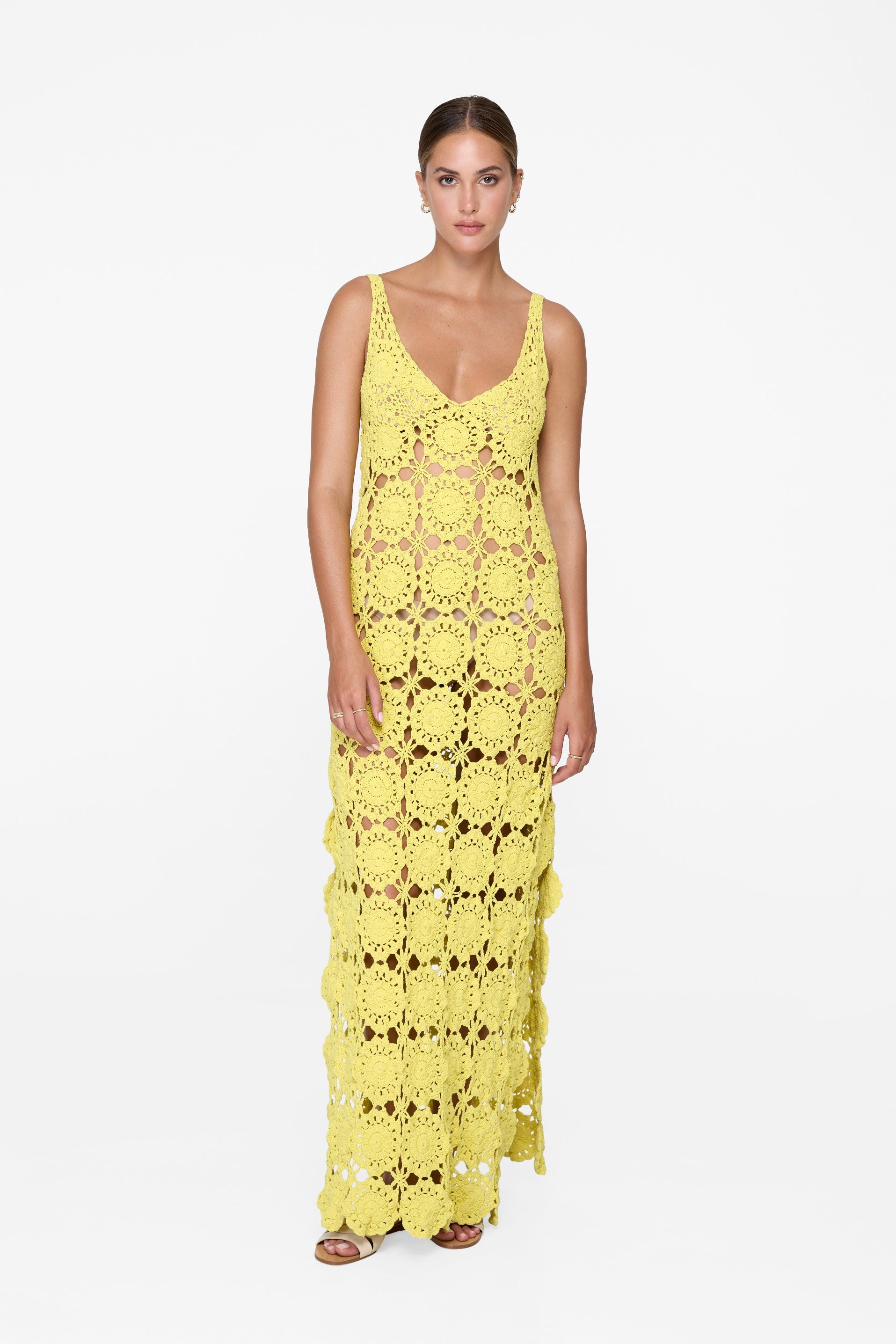 Anita Maxi Dress - Daffodil Crochet