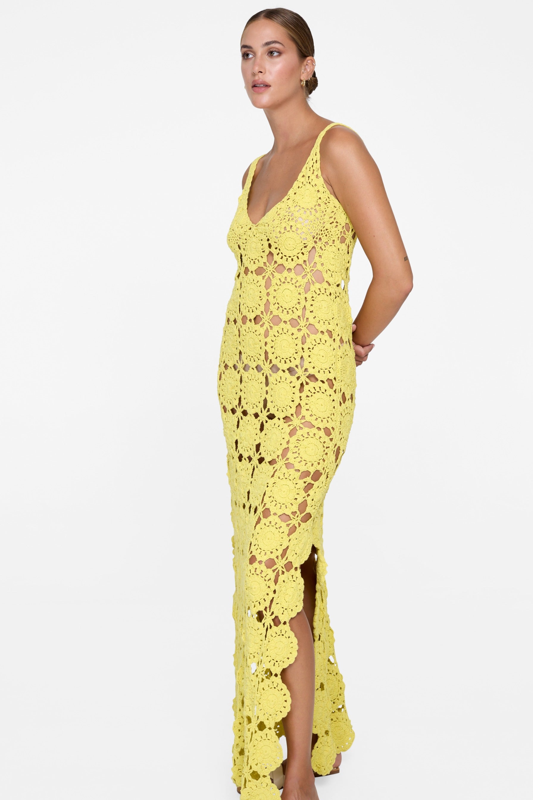 Anita Maxi Dress - Daffodil Crochet